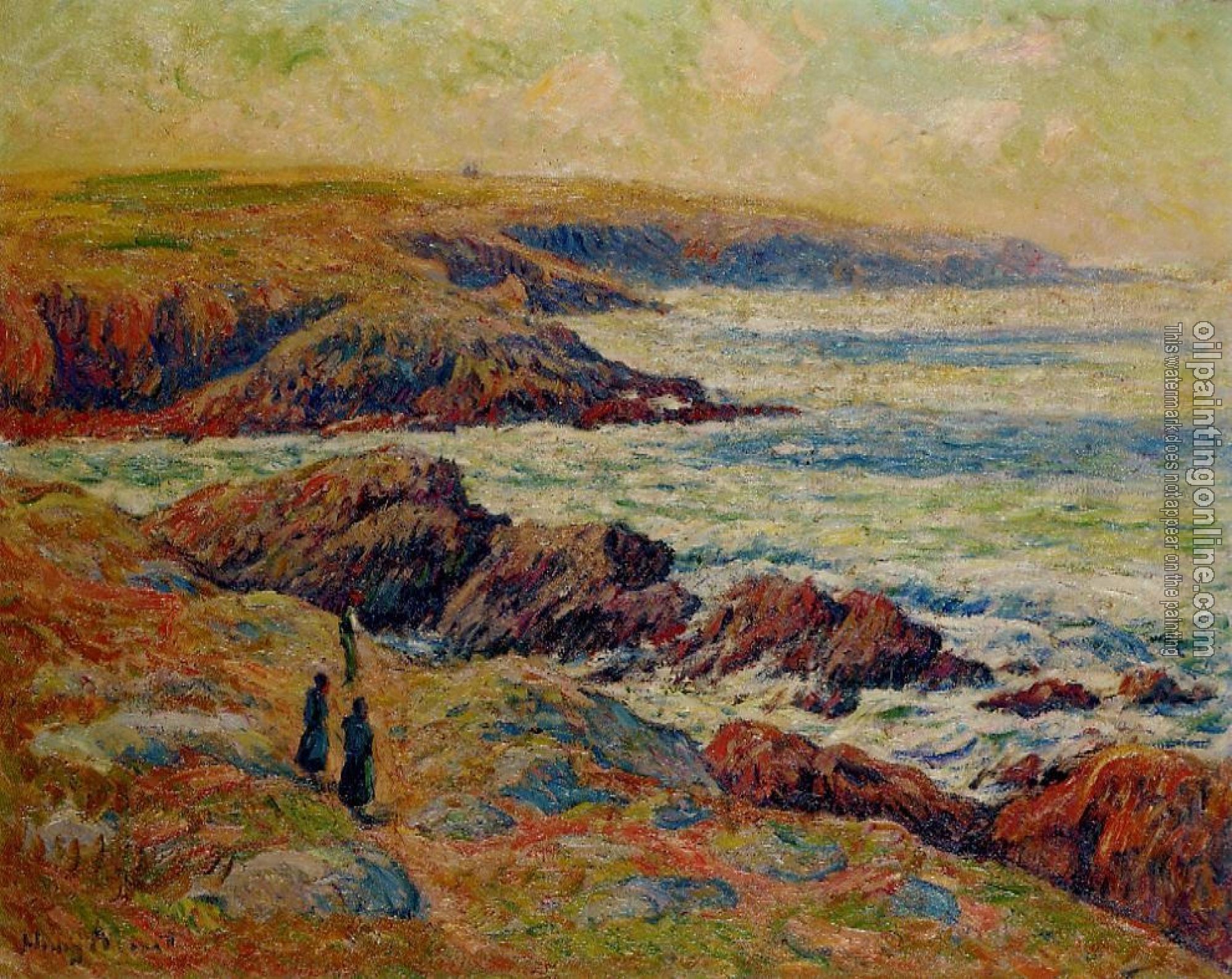 Moret, Henri - The Coast near Douarnenez